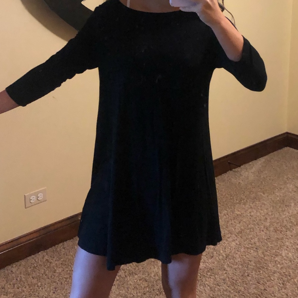 Black T shirt Dress